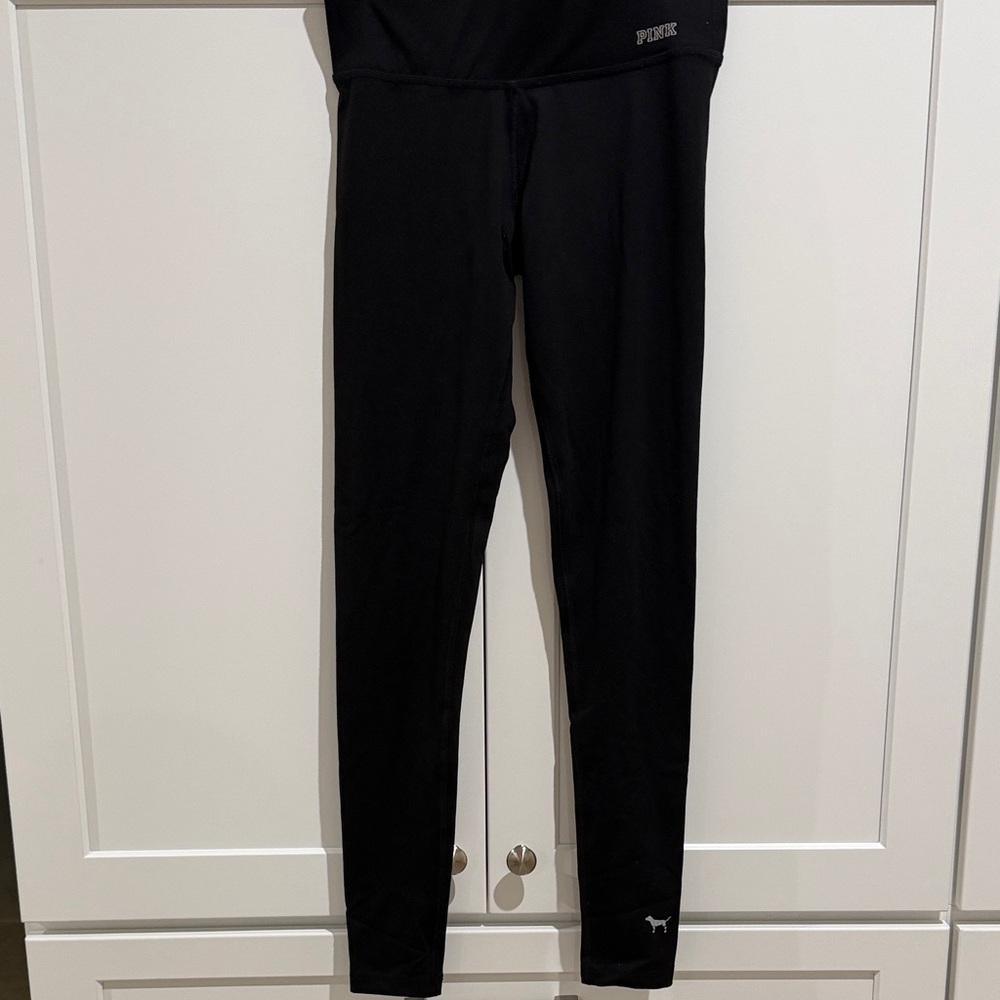 Victoria's Secret Pink Ultimate Black Leggings